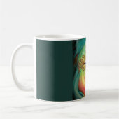Fantasy Steampunk Verziert Cross in Aqua Kaffeetasse (Links)