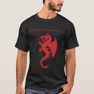 Fantasy Stroke Dragon Art Merchandise T-Shirt