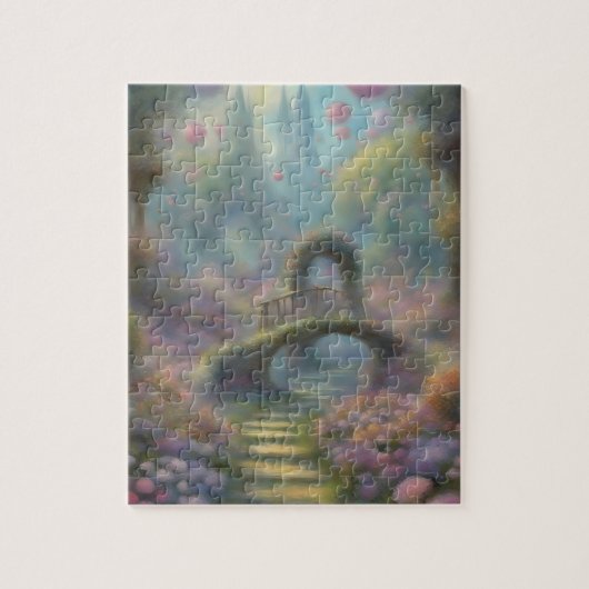 Fantasy Style Monet Garden Puzzle (Vertikal)