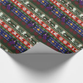 Fantasy Style Ugater Muster Wrapping Paper Geschenkpapier (Ecke)