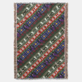 Fantasy Style Ugly Sweater Pattern Decke (Vorderseite Vertikal)