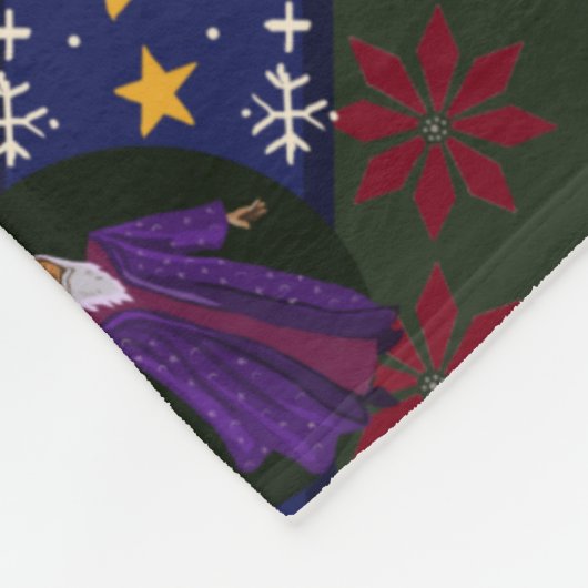 Fantasy Style Ugly Sweater Pattern Fleecedecke (Ecke)