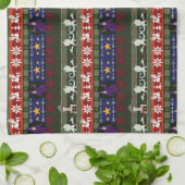 Fantasy Style Ugly Sweater Pattern Küchentuch (Gefaltet)