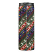 Fantasy Style Ugly Sweater Pattern Thermosbecher (Rückseite)