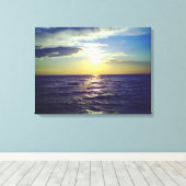 Fantasy Sunset 1 auf Leinwand (Insitu (Holzboden))