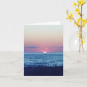 Fantasy Sunset 2 Note Card Karte (Gelbe Blume)
