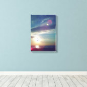 Fantasy Sunset 4 auf Leinwand (Insitu (Holzboden))