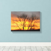 Fantasy Sunset 6 Leinwand (Insitu (Holzboden))
