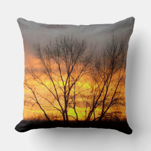 Fantasy Sunset 6 Square Throw Kissen