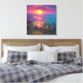 Fantasy Sunset Leinwanddruck (Insitu (Schlafzimmer))