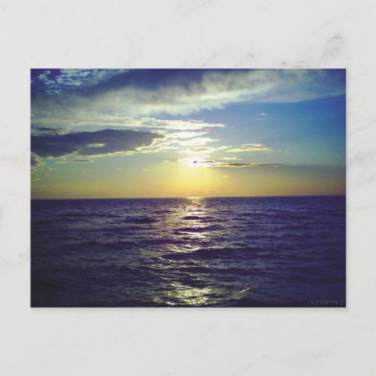 Fantasy Sunset Postcard Postkarte (Vorderseite)