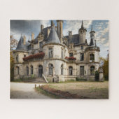 Fantasy Surreal Abandoned French Chateau Puzzle (Horizontal)