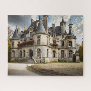 Fantasy Surreal Abandoned French Chateau Puzzle