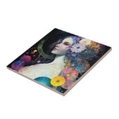 Fantasy Surreal Cosmic Frau Goddess Fliese (Seite)