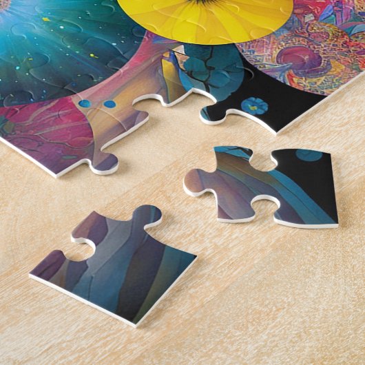 Fantasy Surreal Cosmic Frau Goddess Puzzle (Seite)