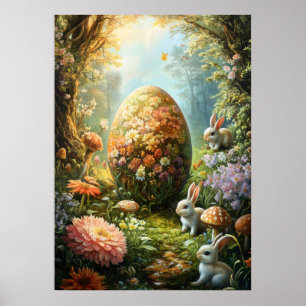 Fantasy Surreal Magic Easter Poster