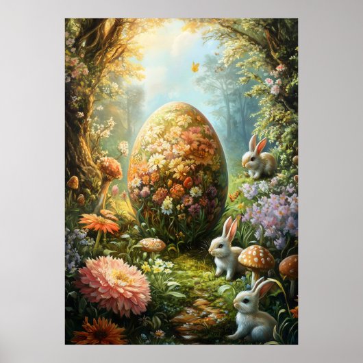 Fantasy Surreal Magic Easter Poster (Vorne)