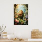 Fantasy Surreal Magic Easter Poster (Küche)