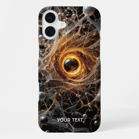 Fantasy Süße Abstrakte Weltraumszene iPhone Hülle (Rückseite)