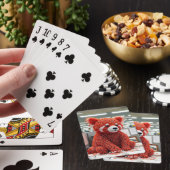 Fantasy Süße Büroklammer Bär Spielkarten (In Situ)