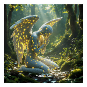 Fantasy Süße Engelhaft Figur Puzzle Poster