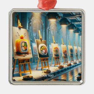 Fantasy Süße Fantasy Sushi Kunst Ornament Aus Metall