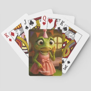Fantasy Süße Frosch Mädchen Party Spielkarten