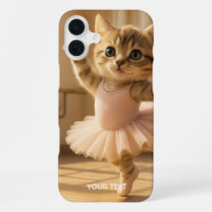 Fantasy Süße Katze Kleine Ballerina iPhone 16 Plus Hülle