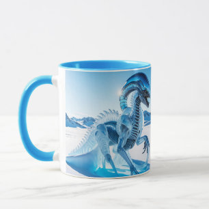 Fantasy Süße Lebendige Eis-Kreatur-Skulptur Tasse