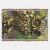 Fantasy Süße Messing-Eulen-Roller Decke (Vorderseite)