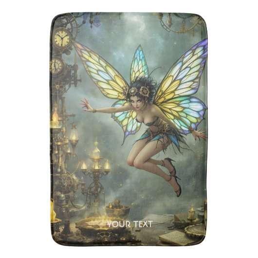 Fantasy Süße Pixie-Schmetterlingsflügel Badematte (Vorderseite Vertikal)