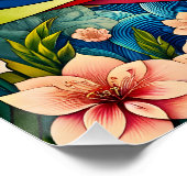 Fantasy Süße Sakura Moderne Mädchen Poster (Ecke)