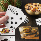 Fantasy Süße Sehr Müde Biene Spielkarten (In Situ)