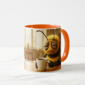 Fantasy Süße Sehr Müde Biene Tasse (VorderseiteRechts)