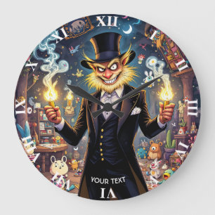 Fantasy Süße Super-Schurke Spielzeuge Große Wanduhr