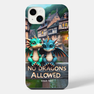 Fantasy Süße Traurige Baby Drachen iPhone 14 Plus Hülle