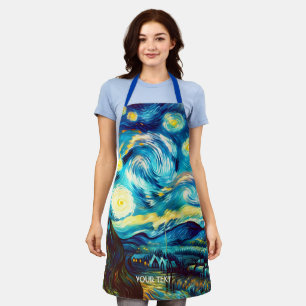 Fantasy süße Van Gogh inspiriert Schürze