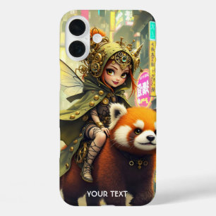 Fantasy Süße Wilde Panda-Fahrt iPhone 16 Plus Hülle