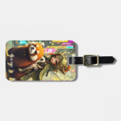 Fantasy Süße Wilde Panda-Fahrt Gepäckanhänger (Vorderseite horizontal)