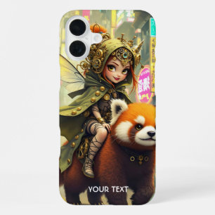 Fantasy Süße Wilde Panda-Fahrt iPhone 16 Plus Hülle