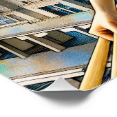 Fantasy Süßer Abstrakter Sushi Kleid Poster (Ecke)