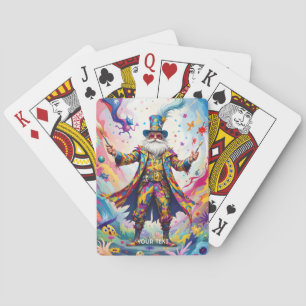 Fantasy Süßer Abstrakter Vibranter Maler Spielkarten