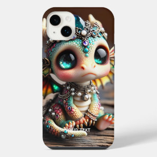 Fantasy Süßer Baby-Drache Glas iPhone 14 Plus Hülle