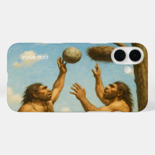 Fantasy Süßer Basketball Prähistorischer Endkampf iPhone 16 Plus Hülle