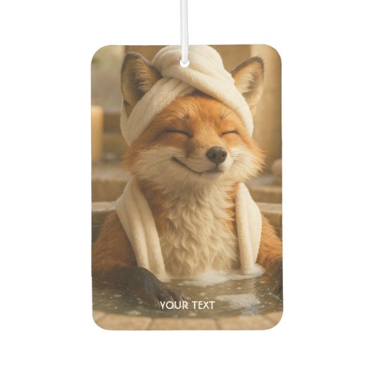 Fantasy Süßer Fuchs im Spa Autolufterfrischer (Vorderseite)
