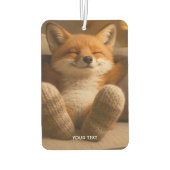 Fantasy Süßer Fuchs Und Socken Autolufterfrischer (Rückseite)