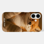 Fantasy Süßer Fuchs Und Socken Case-Mate iPhone Hülle (Rückseite (Horizontal))