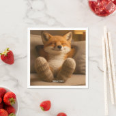 Fantasy Süßer Fuchs Und Socken Serviette (Beispiel)
