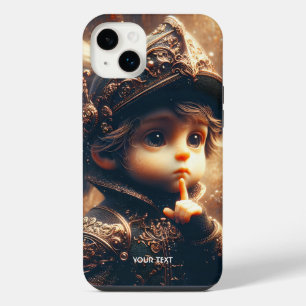 Fantasy Süßer Kleiner Stiller Ritter iPhone 14 Plus Hülle