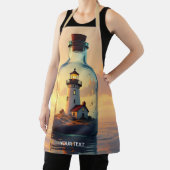 Fantasy Süßer Leuchtturm In Flasche Schürze (InSitu)